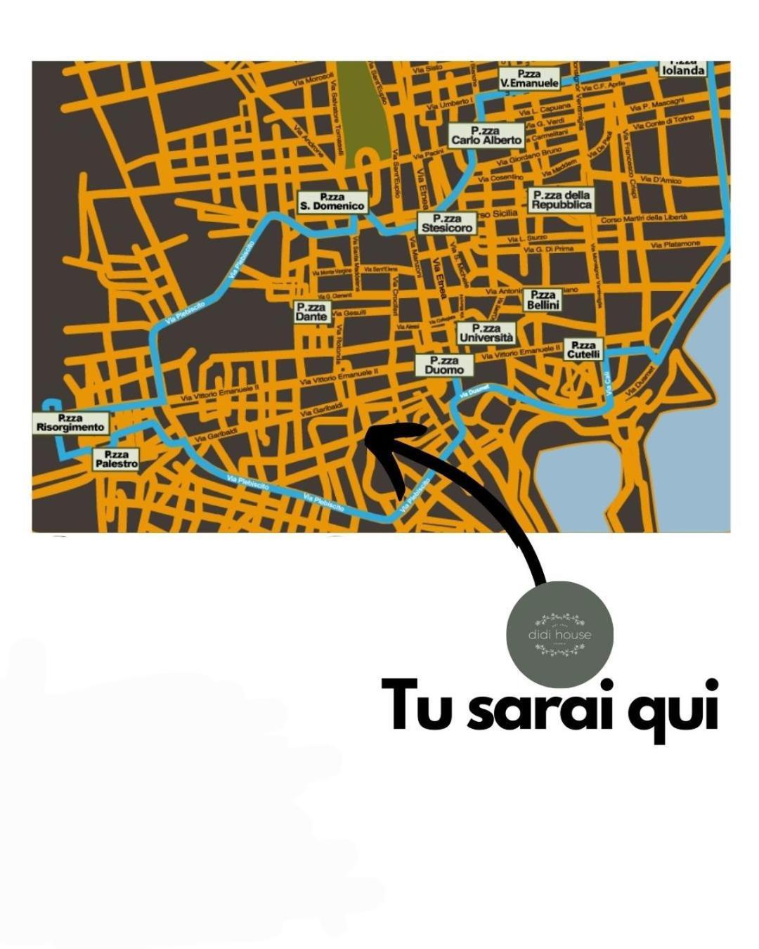 Didi House Duomo Apartman Catania-Fontanarossai nemzetközi repülőtér Kültér fotó